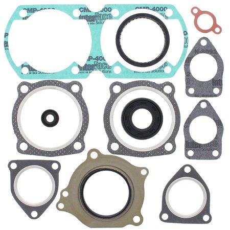 WINDEROSA Gasket Kit for Yamaha Enticer ET340TR 92, Enticer II LT 400 95 711301